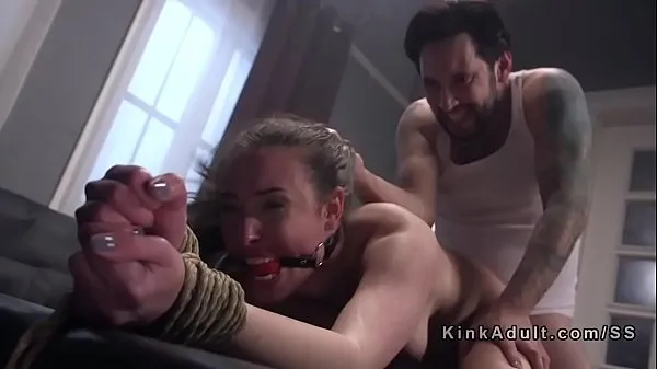 Best Tied up slave gagged and anal fucked total Movies
