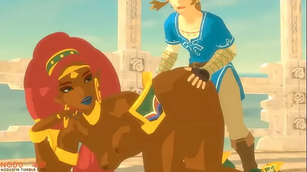Legen of Zelda Link et fille gerudo
