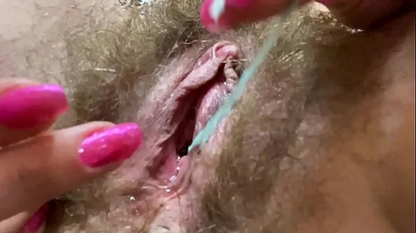 Best i came twice during my p. ! close up hairy pussy big clit t. dripping wet orgasm total Movies