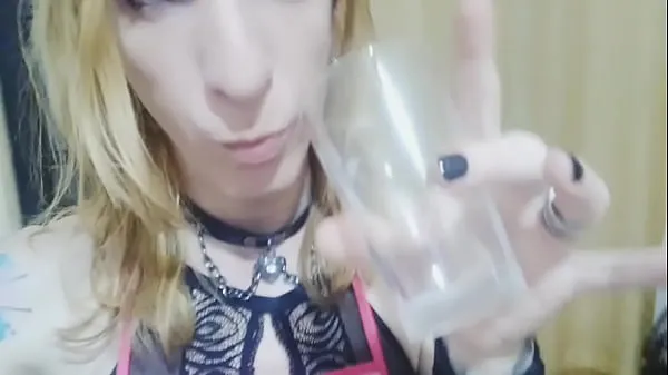 Best Housewife drinking cum from a cup total Movies