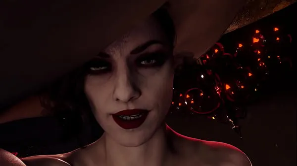 Resident Evil Village Lady Dimitrescu Sesso femdom hardcore