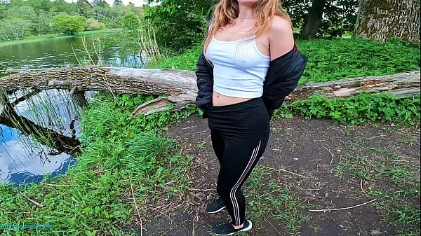 Best Masturbating her to orgasm in public near river - ProgrammersWife, duck caught us, they were swimming by. Teen finished after I masturbated her sexy pussy total Movies