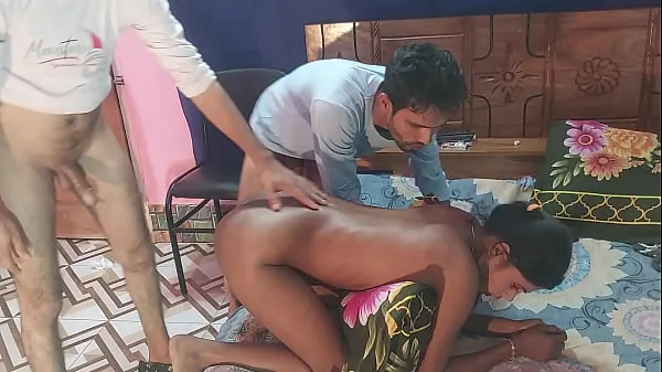 Best First time sex desi girlfriend Threesome Bengali Fucks Two Guys and one girl , Hanif pk and Sumona and Manik total Movies