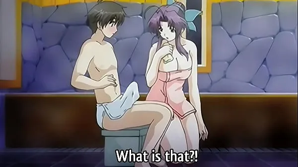 Najboljši Step Mom gives a Bath to her 18yo Step Son - Hentai Uncensored [Subtitled skupaj filmi