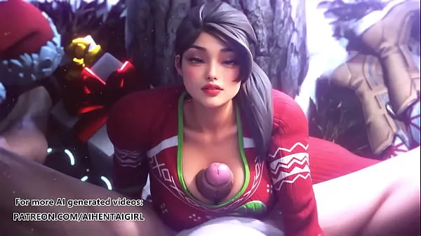 Best Fortnite Ramirez cosplay Merry Christmas | Uncensored Hentai AI generated total Movies